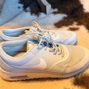 Nike White and Grey Sneakers